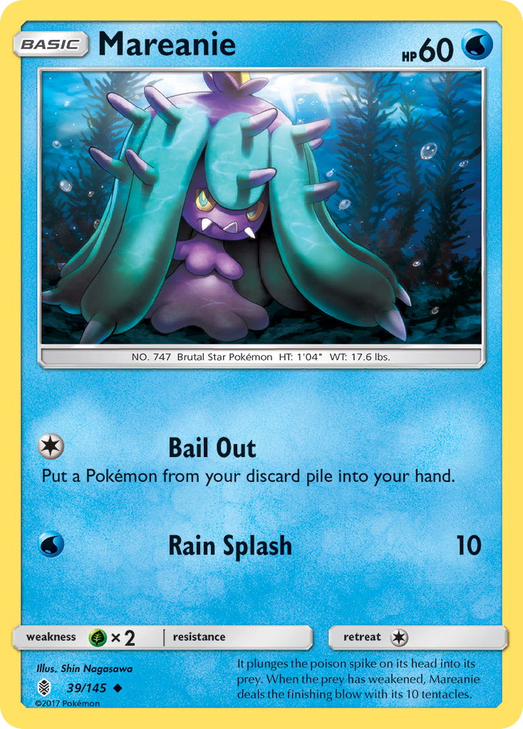 Mareanie (39/145) [Sun & Moon: Guardians Rising] | Tabernacle Games