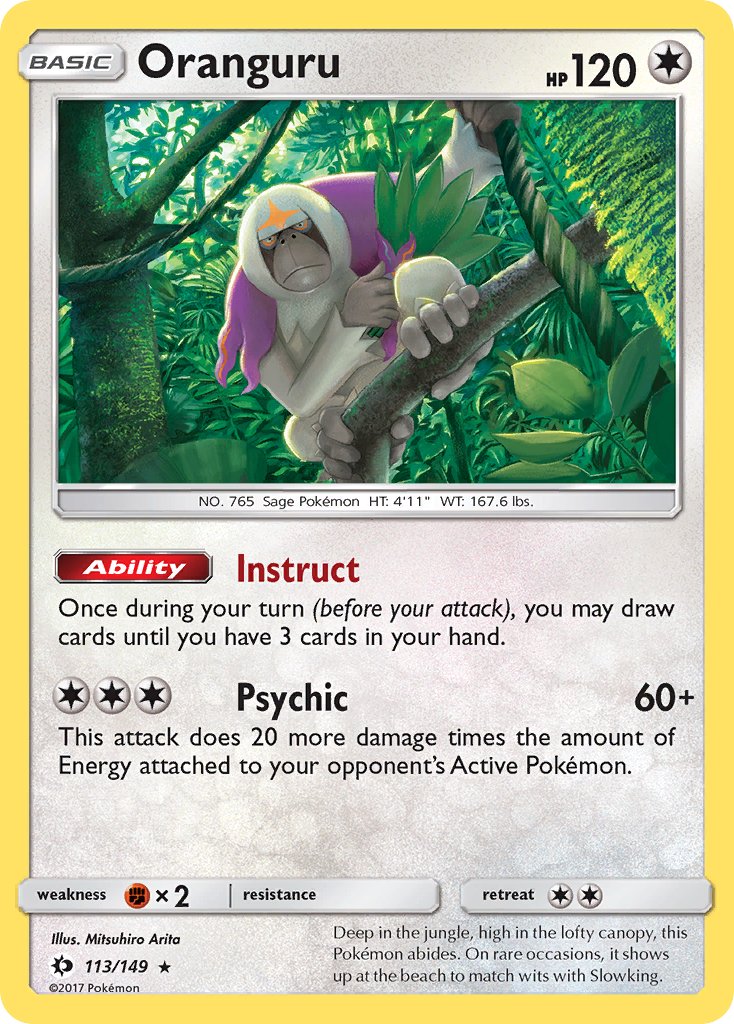 Oranguru (113/149) (Theme Deck Exclusive) [Sun & Moon: Base Set] | Tabernacle Games