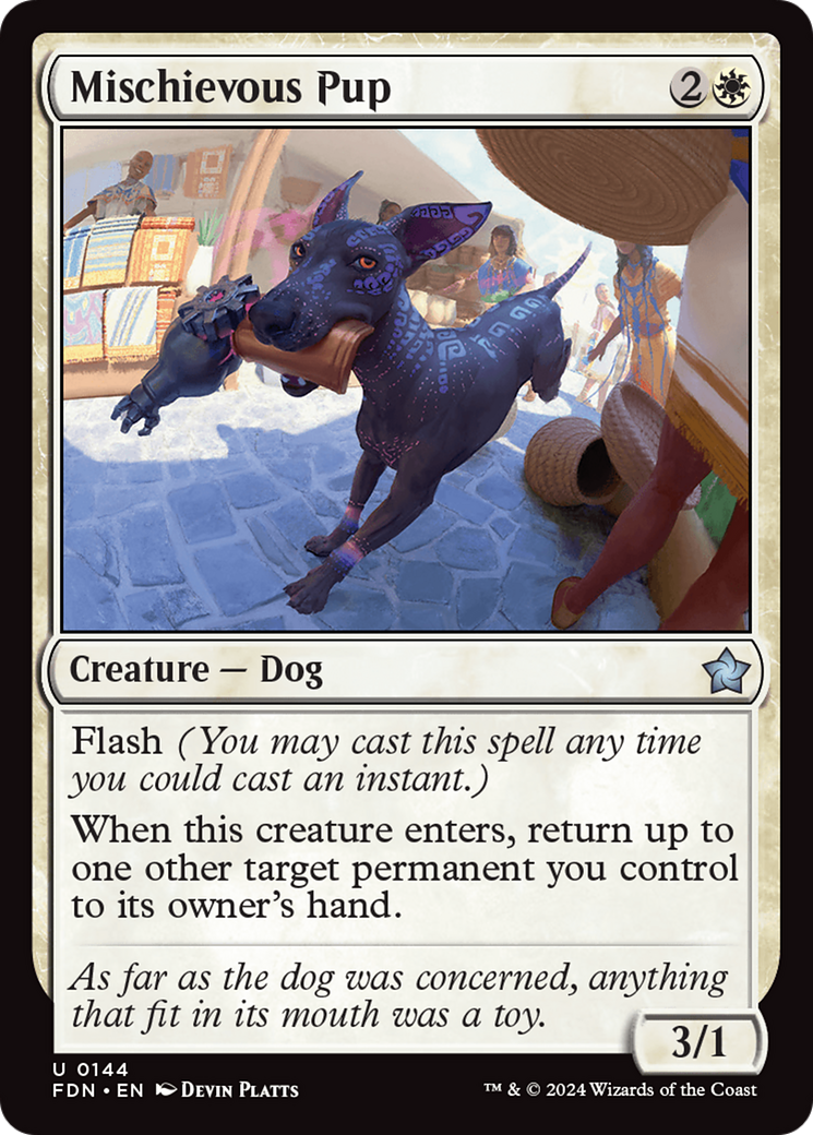 Mischievous Pup [Foundations] | Tabernacle Games