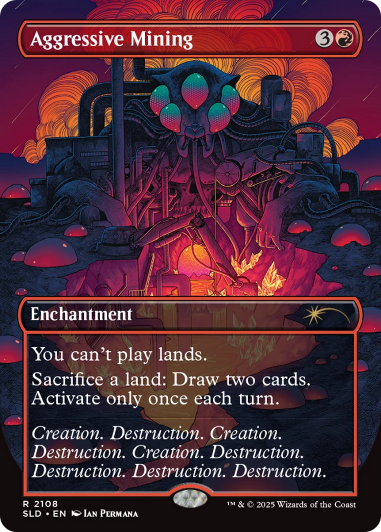 Aggressive Mining (Galaxy Foil) [Secret Lair Drop Series] | Tabernacle Games