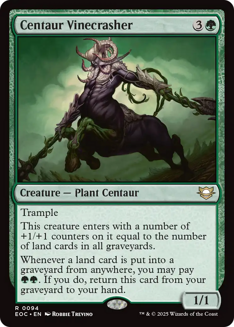 Centaur Vinecrasher [Edge of Eternities Commander] | Tabernacle Games
