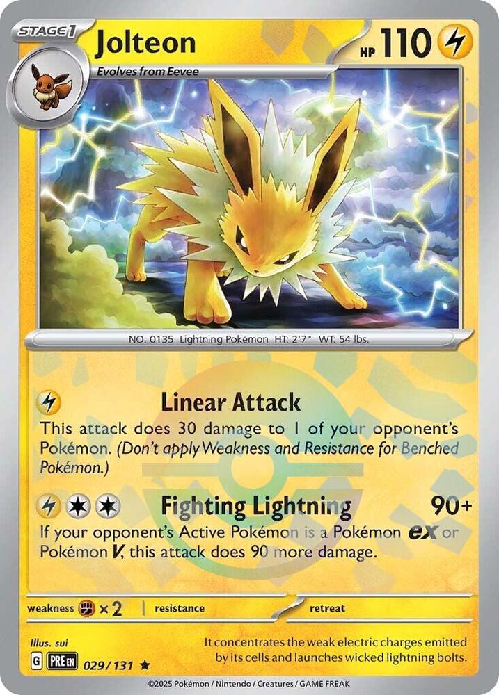 Jolteon (029/131) (Poke Ball Pattern) [Scarlet & Violet: Prismatic Evolutions] | Tabernacle Games