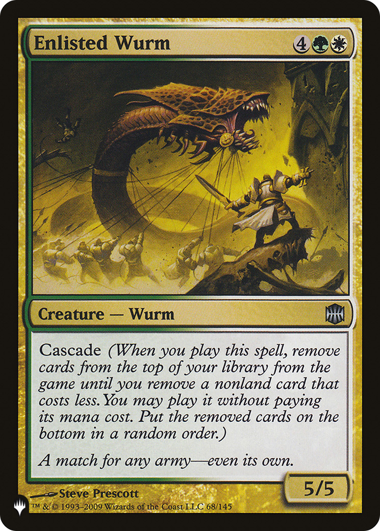 Enlisted Wurm [The List] | Tabernacle Games