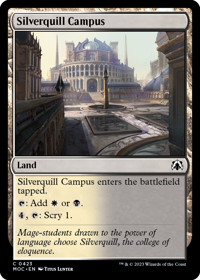 Silverquill Campus [March of the Machine Commander] | Tabernacle Games