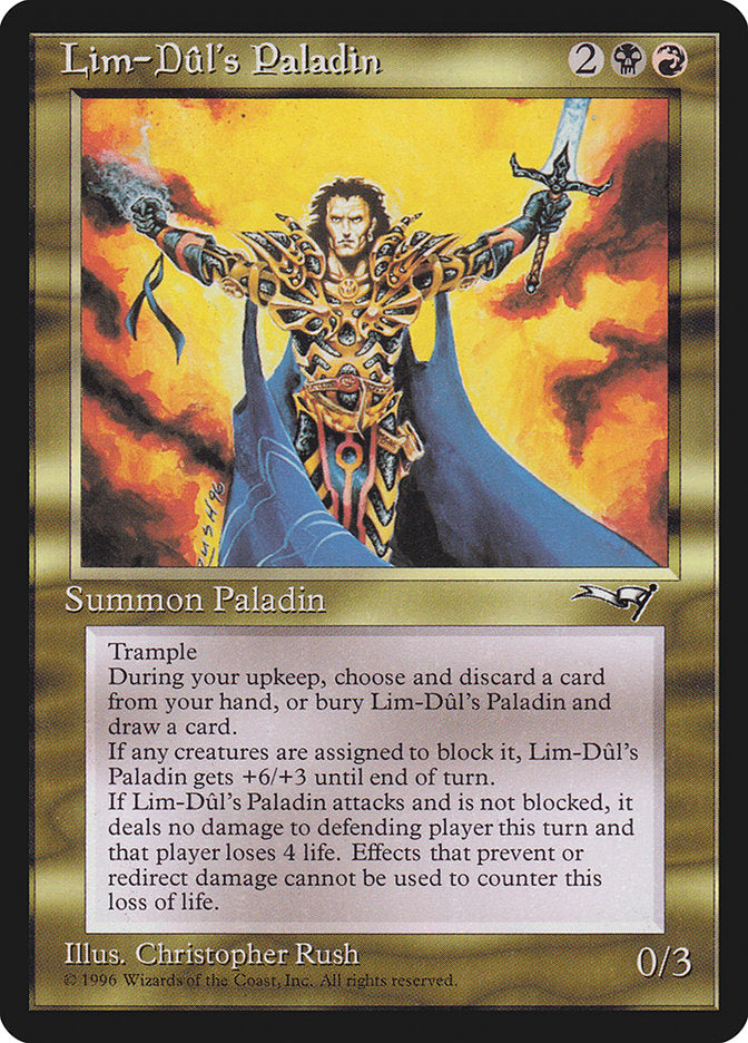 Lim-Dul's Paladin [Alliances] | Tabernacle Games