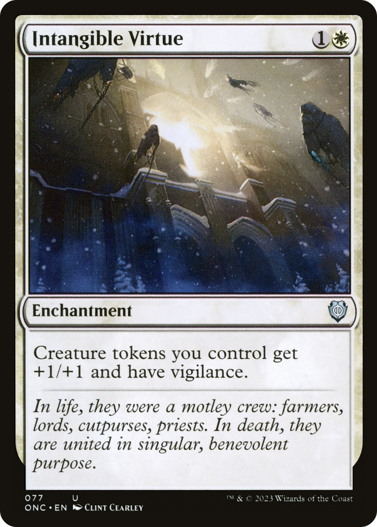 Intangible Virtue [Phyrexia: All Will Be One Commander] | Tabernacle Games