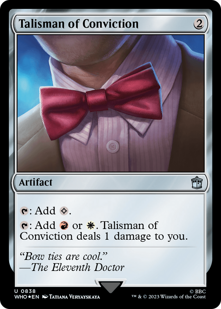 Talisman of Conviction (Surge Foil) [Doctor Who] | Tabernacle Games