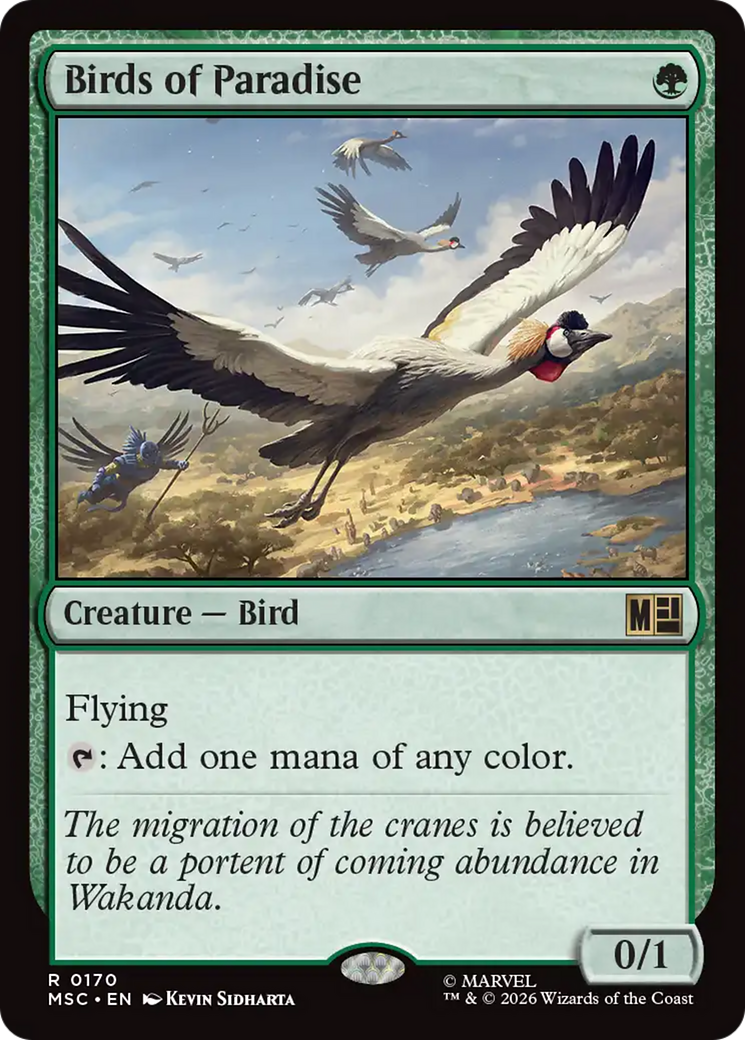 Birds of Paradise [Marvel Super Heroes Commander] | Tabernacle Games