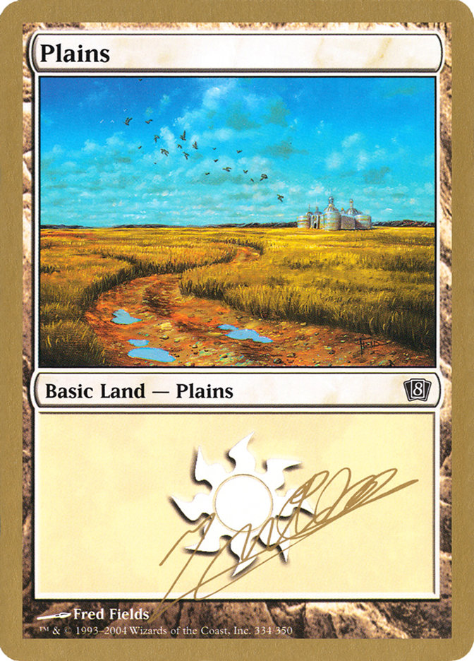 Plains (jn334) (Julien Nuijten) [World Championship Decks 2004] | Tabernacle Games