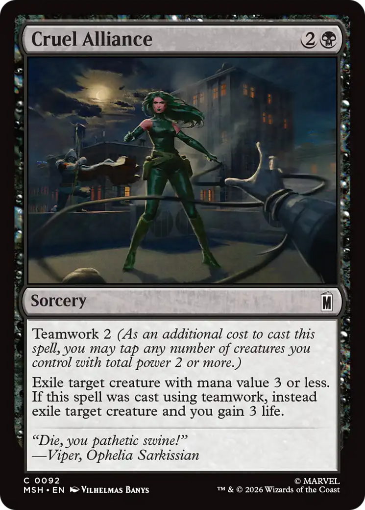 Cruel Alliance [Marvel Super Heroes] | Tabernacle Games