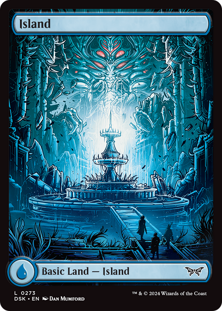 Island (273) - Full Art [Duskmourn: House of Horror] | Tabernacle Games