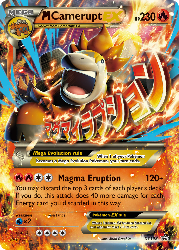 M Camerupt EX (XY198) [XY: Black Star Promos] | Tabernacle Games