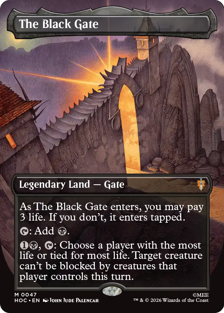 The Black Gate (Borderless) [The Hobbit: Eternal-Legal] | Tabernacle Games