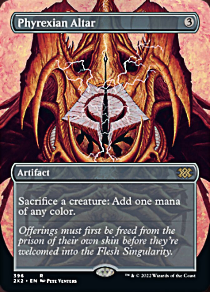 Phyrexian Altar (Borderless Alternate Art) [Double Masters 2022] | Tabernacle Games
