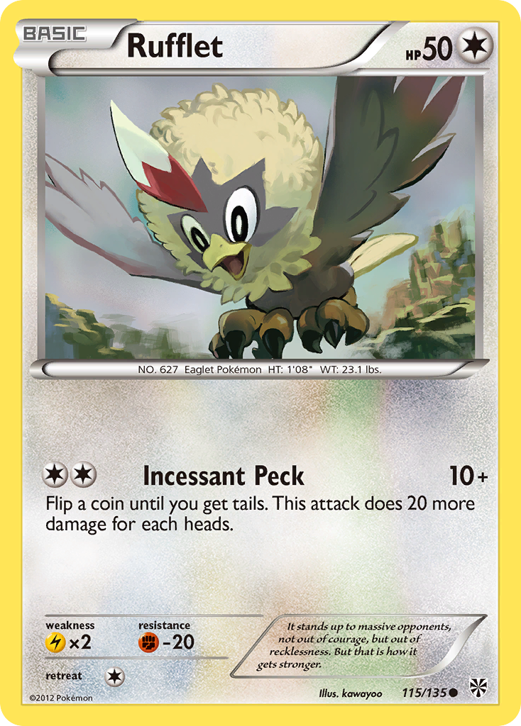 Rufflet (115/135) [Black & White: Plasma Storm] | Tabernacle Games