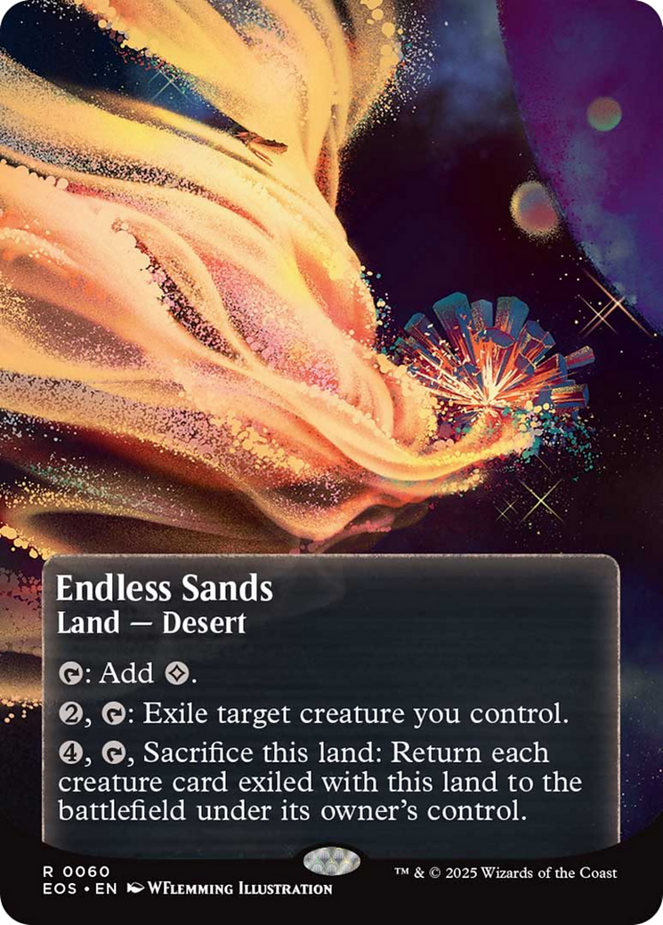 Endless Sands (0060) (Borderless) [Edge of Eternities: Stellar Sights] | Tabernacle Games