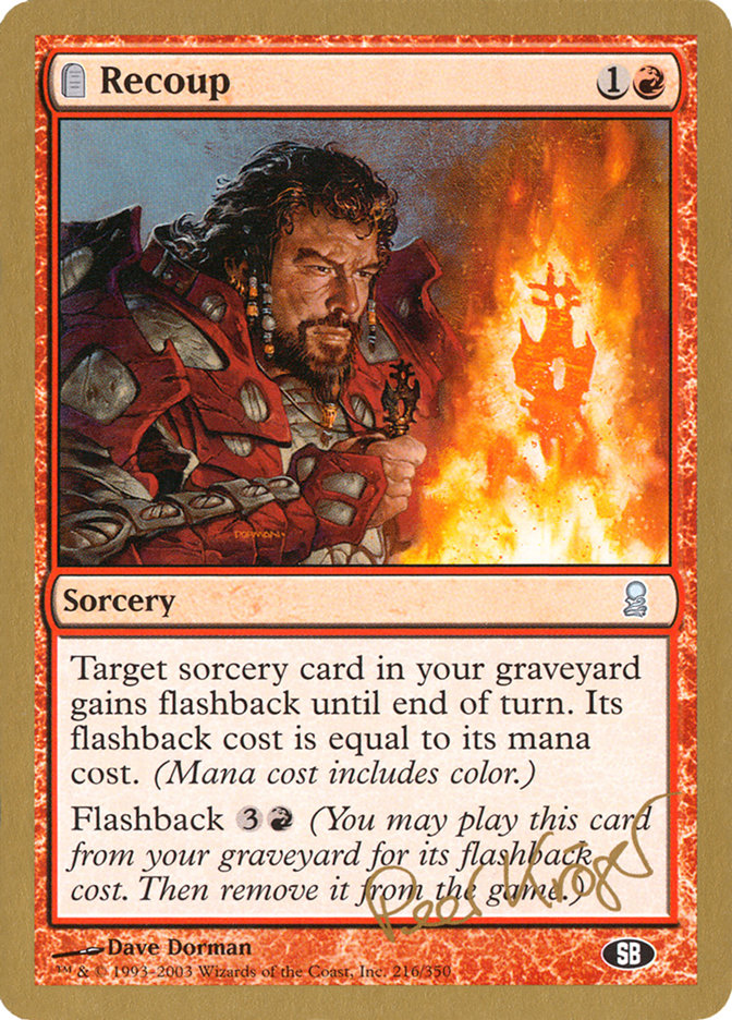 Recoup (Peer Kroger) (SB) [World Championship Decks 2003] | Tabernacle Games