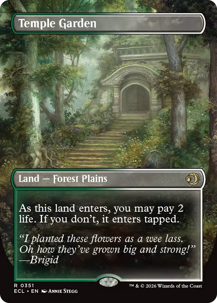 Temple Garden (Borderless) [Lorwyn Eclipsed] | Tabernacle Games