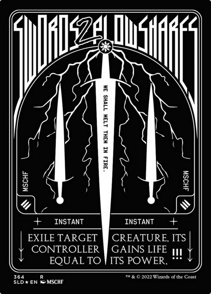 Swords to Plowshares (364) (Foil Etched) [Secret Lair Drop Series] | Tabernacle Games