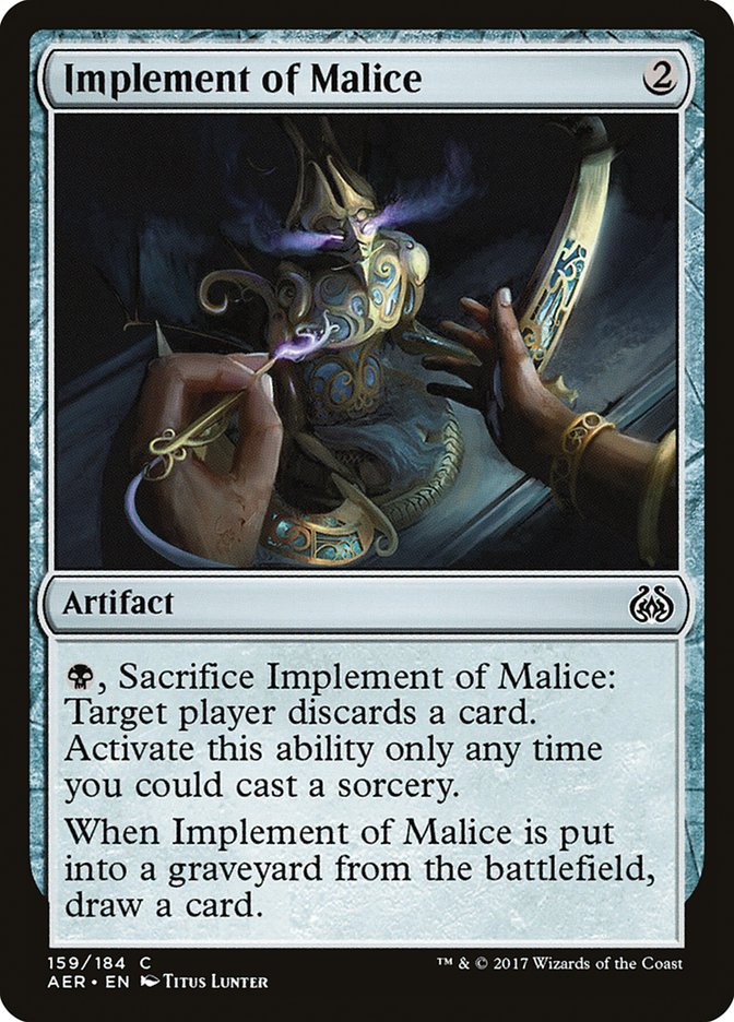 Implement of Malice [Aether Revolt] | Tabernacle Games