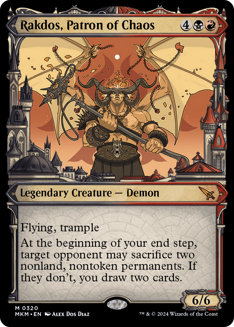 Rakdos, Patron of Chaos (Showcase) (0320) [Murders at Karlov Manor] | Tabernacle Games