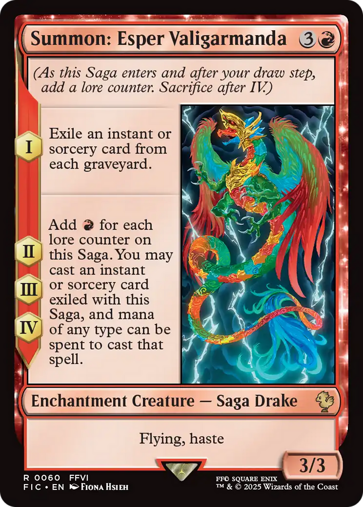 Summon: Esper Valigarmanda [FINAL FANTASY Commander] | Tabernacle Games