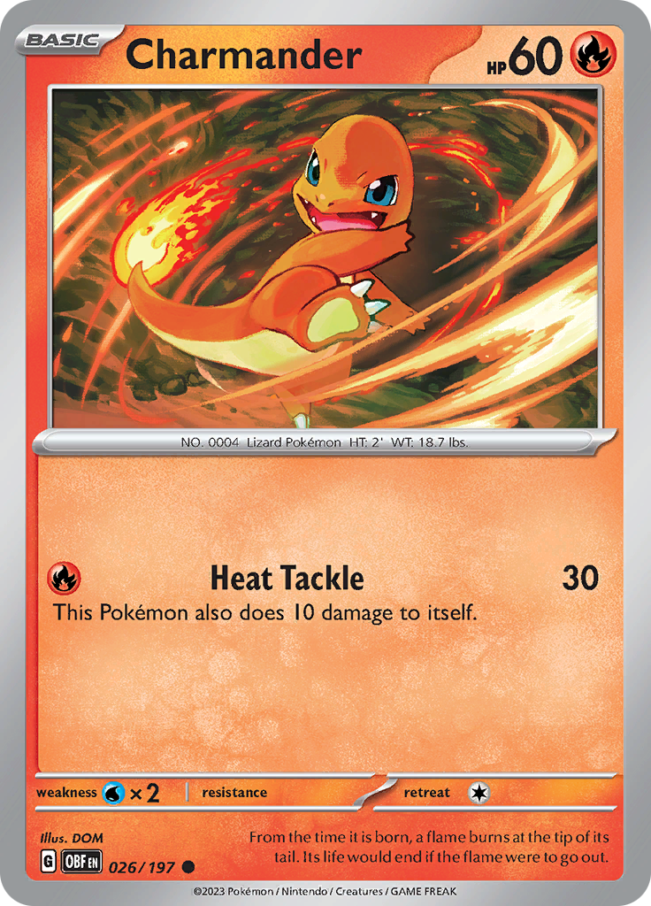 Charmander (026/197) [Scarlet & Violet: Obsidian Flames] | Tabernacle Games