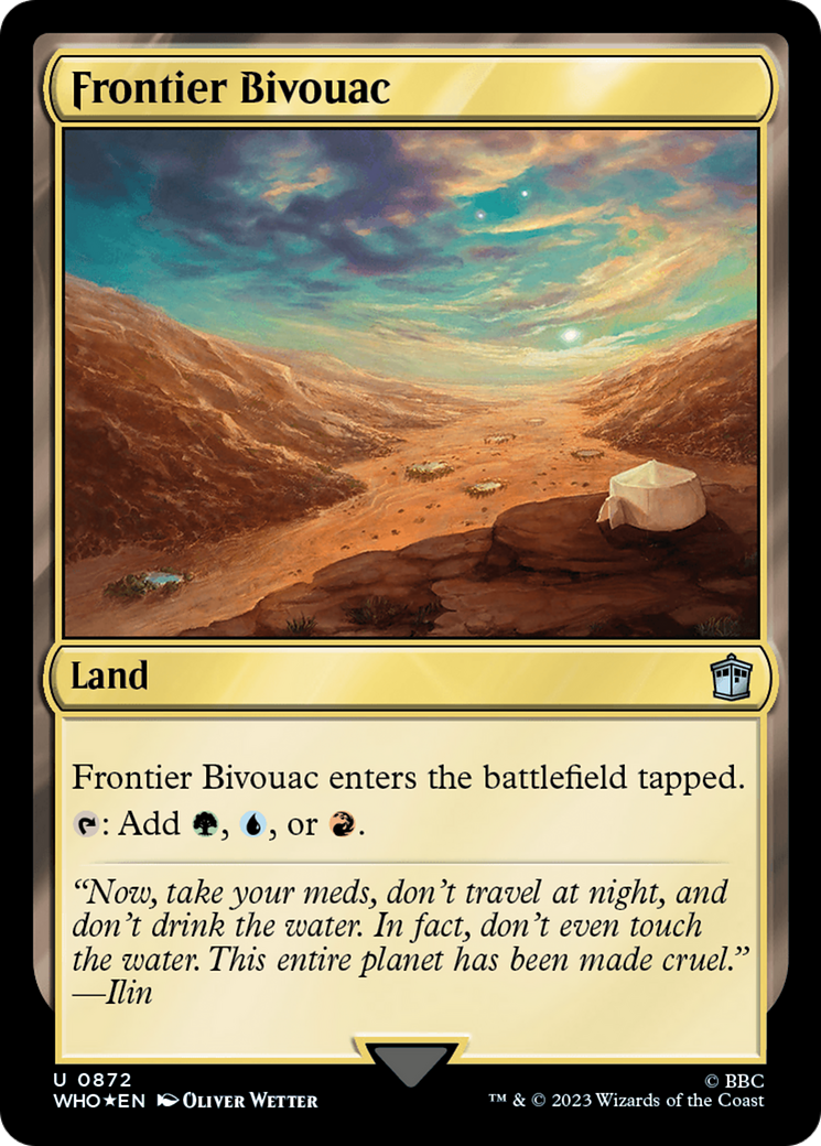 Frontier Bivouac (Surge Foil) [Doctor Who] | Tabernacle Games