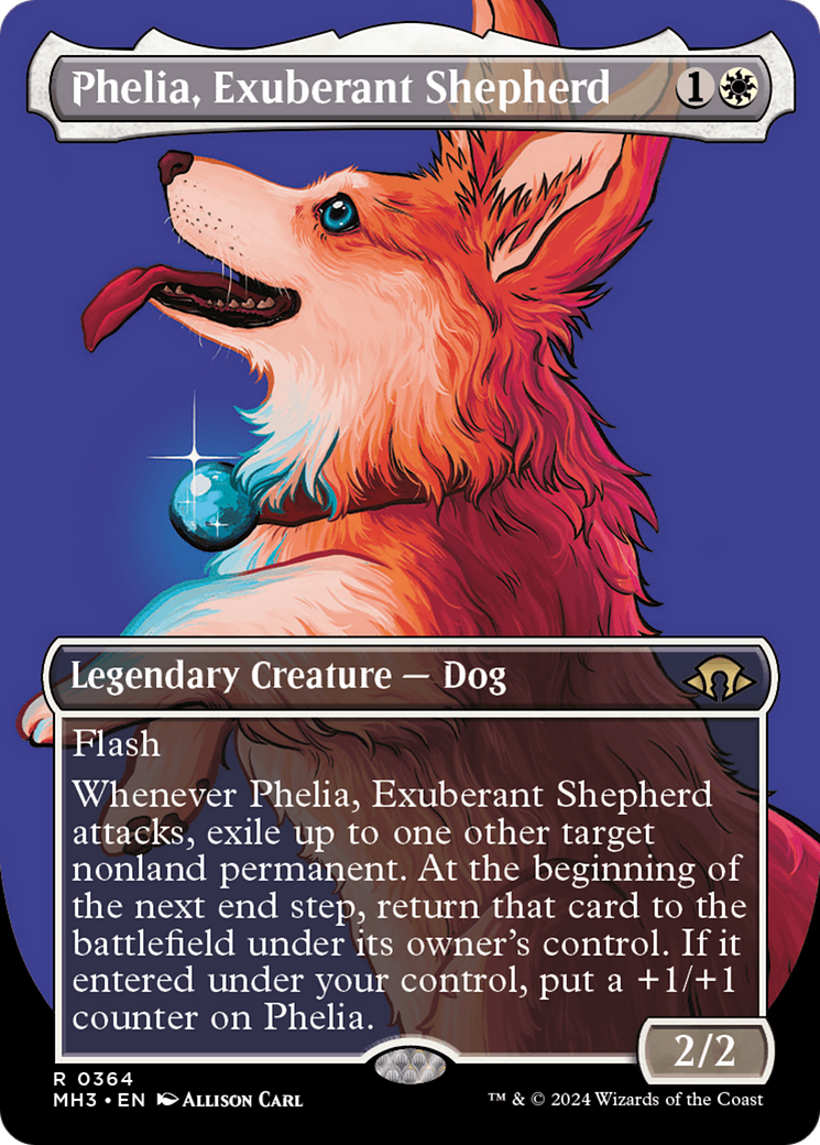Phelia, Exuberant Shepherd (Borderless) [Modern Horizons 3] | Tabernacle Games