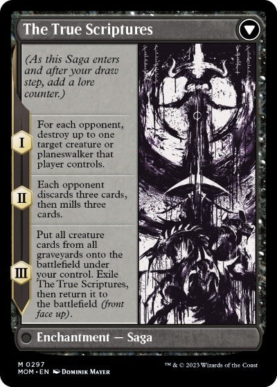 Sheoldred // The True Scriptures (Showcase Planar Booster Fun) [March of the Machine] | Tabernacle Games