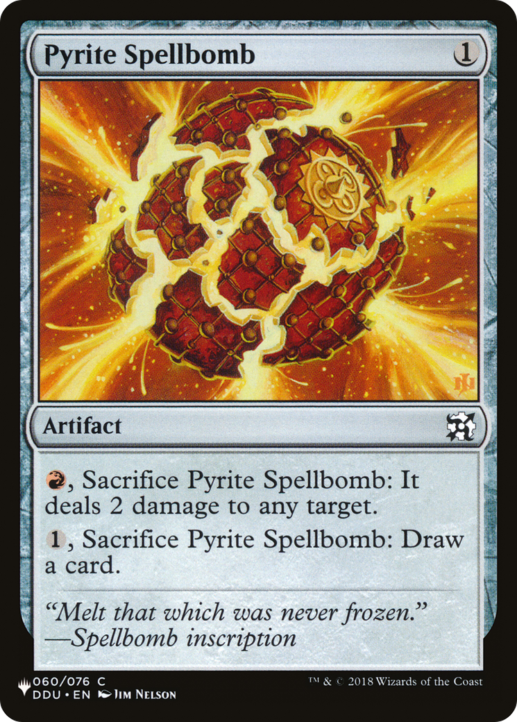 Pyrite Spellbomb [The List Reprints] | Tabernacle Games