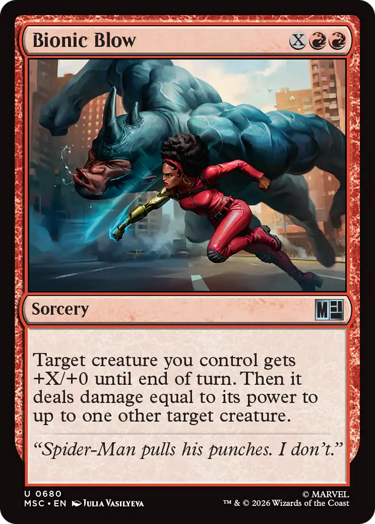 Bionic Blow [Marvel Super Heroes Commander] | Tabernacle Games