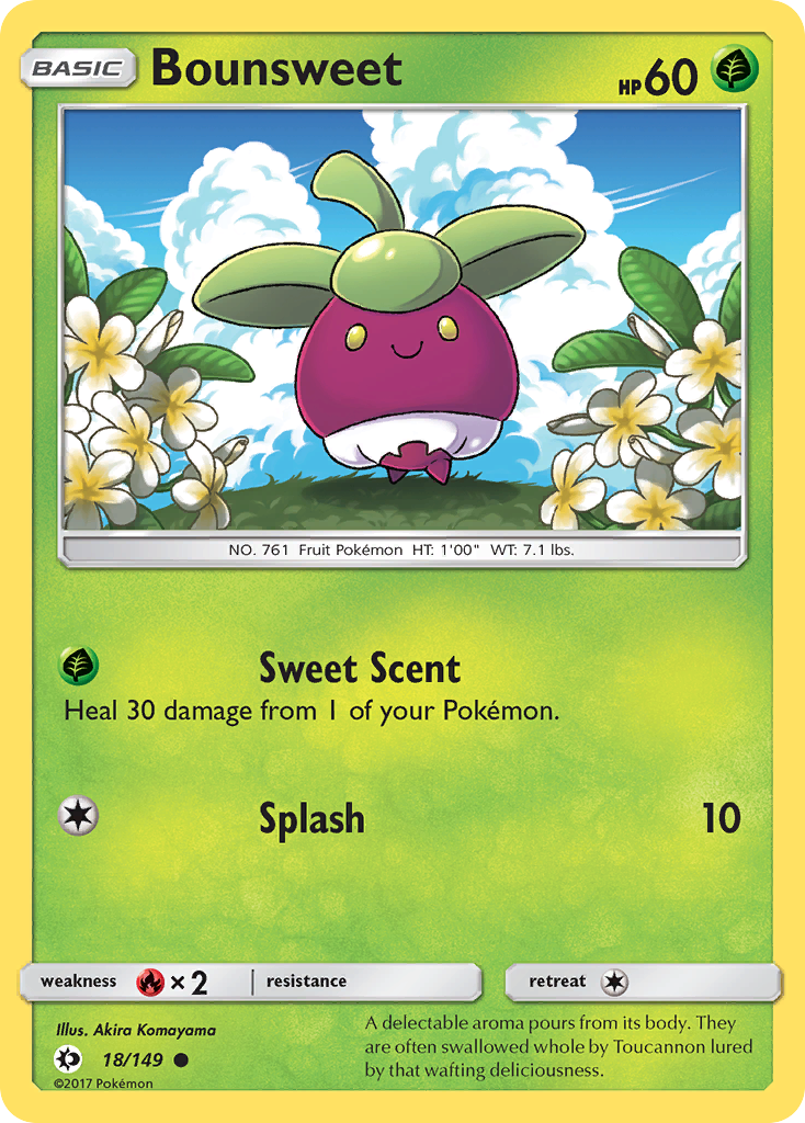 Bounsweet (18/149) [Sun & Moon: Base Set] | Tabernacle Games