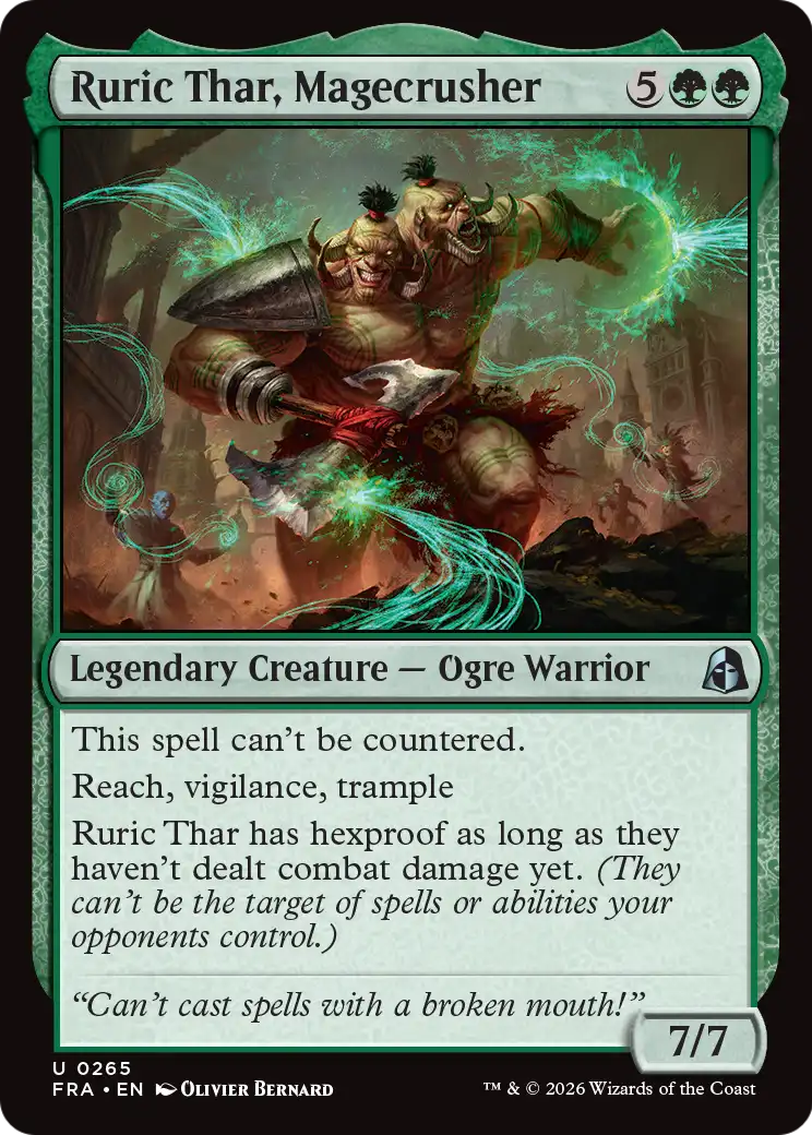 Ruric Thar, Magecrusher [Reality Fracture] | Tabernacle Games