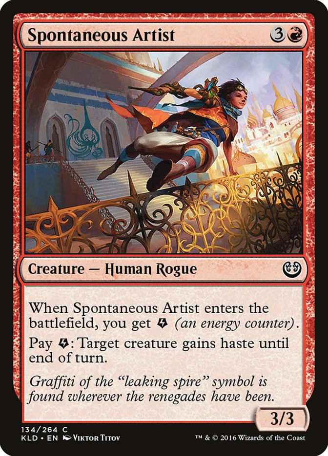 Spontaneous Artist [Kaladesh] | Tabernacle Games