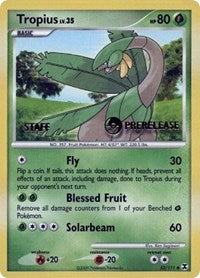 Tropius (52/111) (Staff Prerelease Promo) [Nintendo: Black Star Promos] | Tabernacle Games