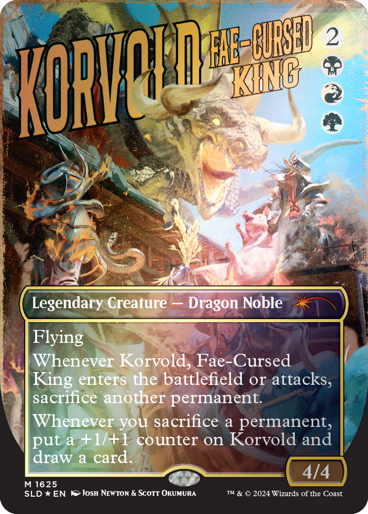 Korvold, Fae-Cursed King (Rainbow Foil) [Secret Lair Drop Series] | Tabernacle Games