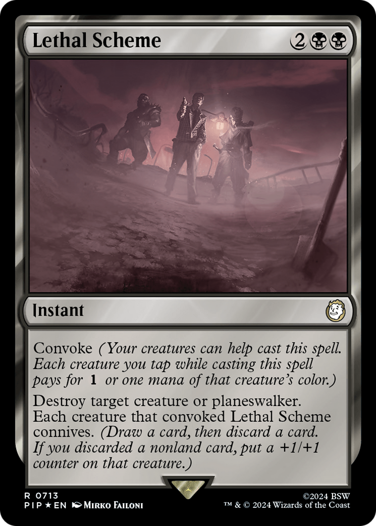 Lethal Scheme (Surge Foil) [Fallout] | Tabernacle Games