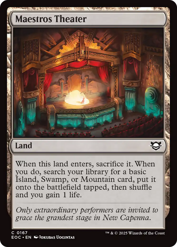 Maestros Theater [Edge of Eternities Commander] | Tabernacle Games