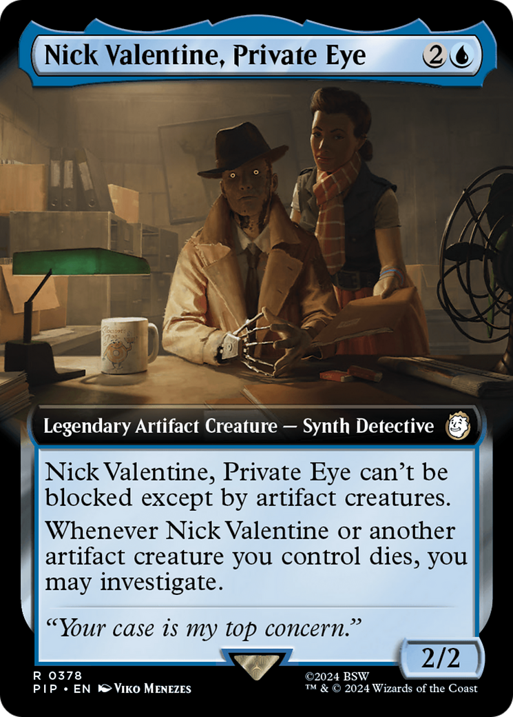 Nick Valentine, Private Eye (Extended Art) [Fallout] | Tabernacle Games