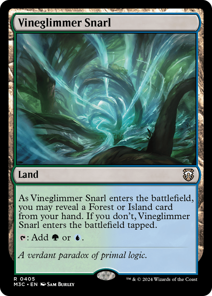 Vineglimmer Snarl (Ripple Foil) [Modern Horizons 3 Commander] | Tabernacle Games