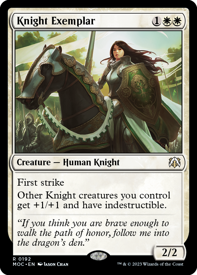 Knight Exemplar [March of the Machine Commander] | Tabernacle Games