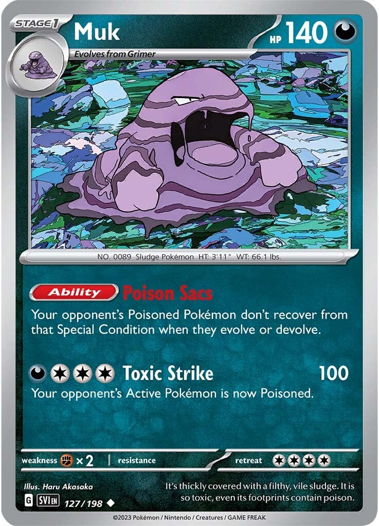 Muk (127/198) [Scarlet & Violet: Base Set] | Tabernacle Games