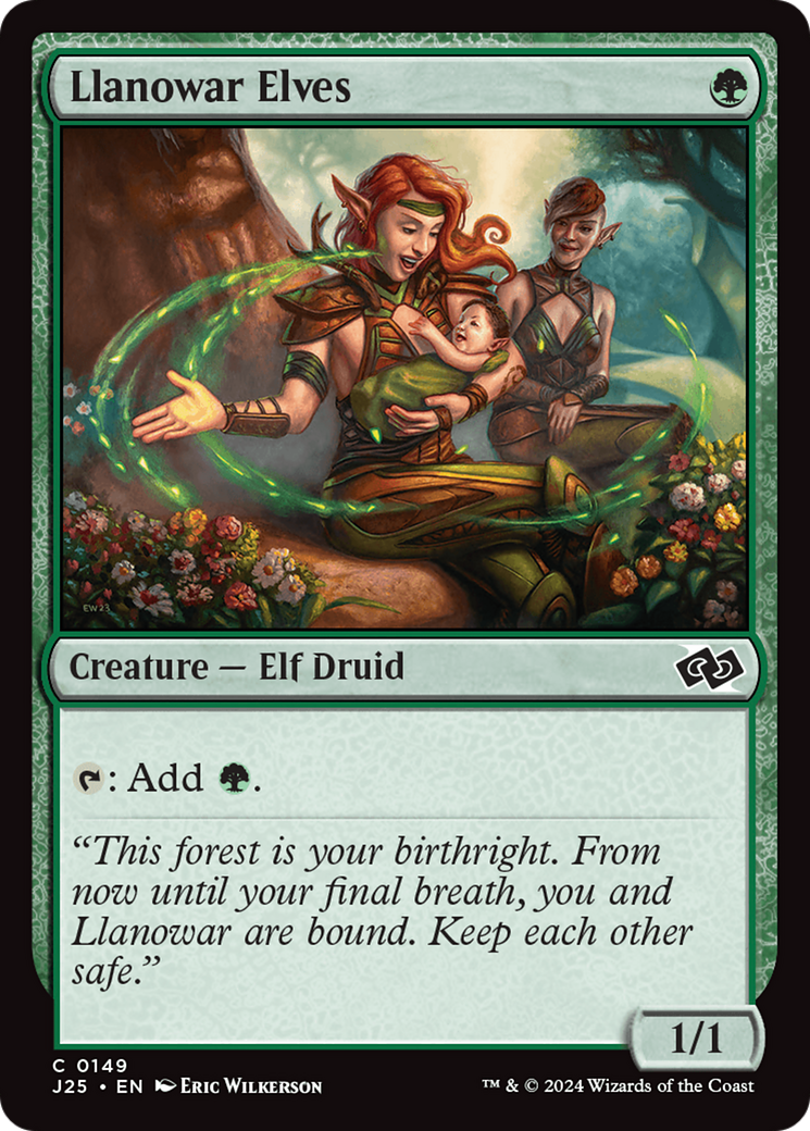 Llanowar Elves [Foundations Jumpstart] | Tabernacle Games