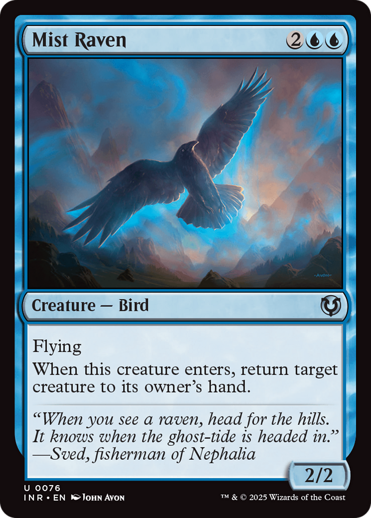 Mist Raven [Innistrad Remastered] | Tabernacle Games