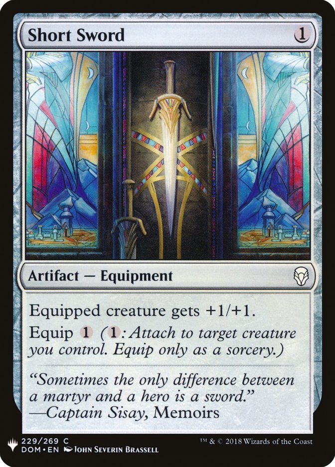 Short Sword [Mystery Booster] | Tabernacle Games