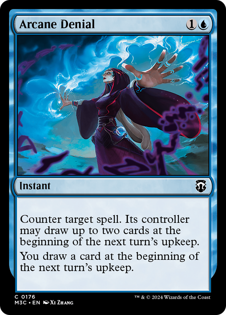 Arcane Denial (Ripple Foil) [Modern Horizons 3 Commander] | Tabernacle Games