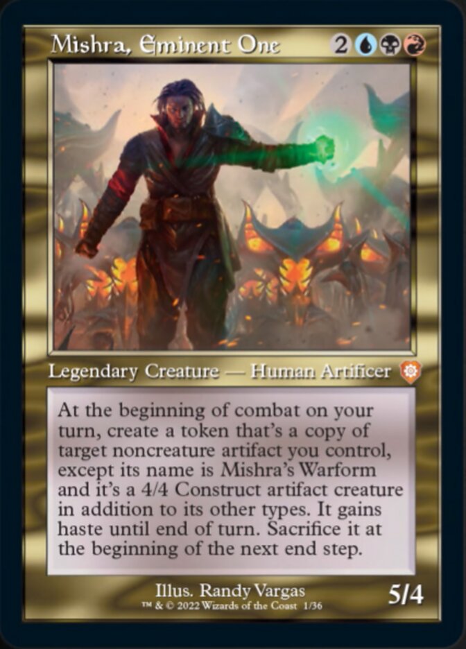 Mishra, Eminent One (001) (Retro) [The Brothers' War Commander] | Tabernacle Games