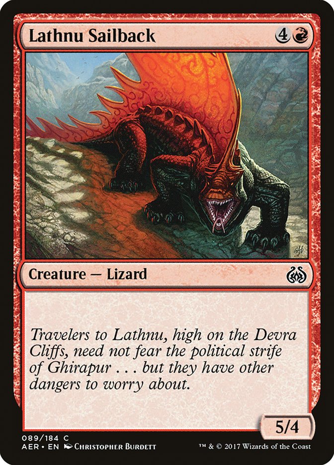 Lathnu Sailback [Aether Revolt] | Tabernacle Games