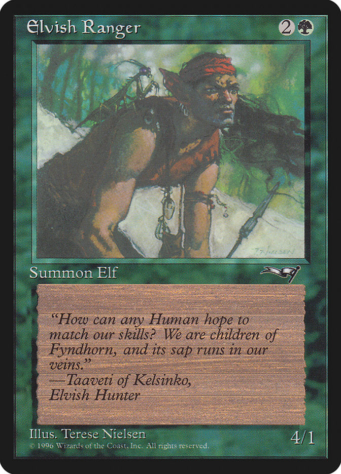 Elvish Ranger (Insect on Back) [Alliances] | Tabernacle Games